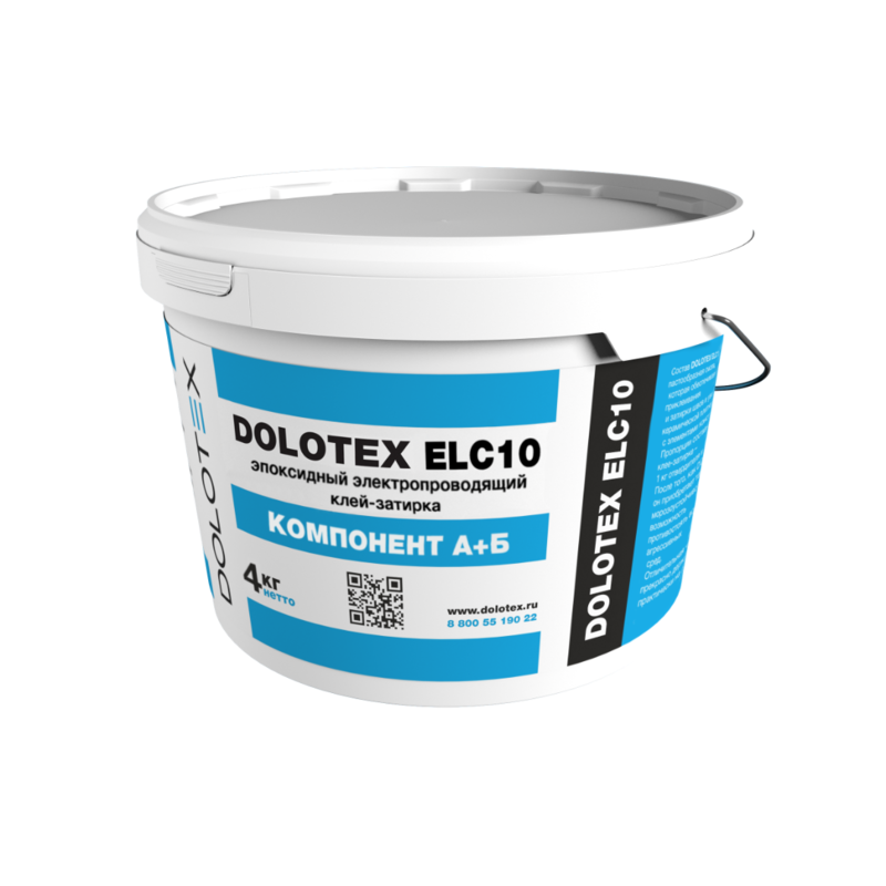 DOLOTEX ELC10 - эпоксидный электропроводящий клей-затирка
